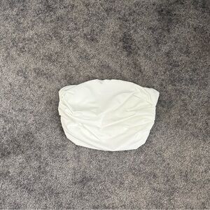 SHEIN Cream Strapless Top